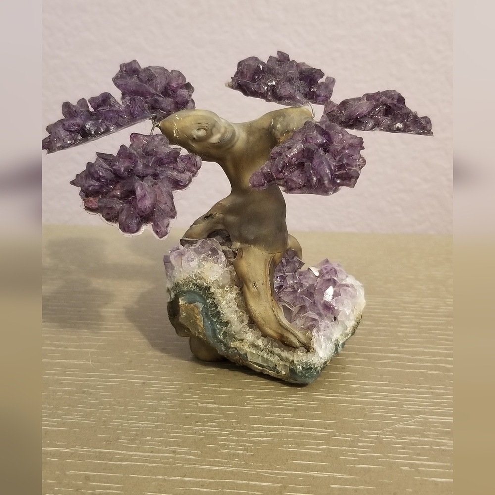 Purple Geode Tree Figurine